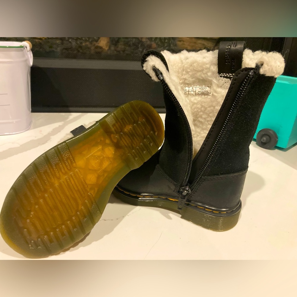 Dr Martens toddler winter boots.